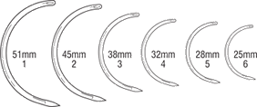 Mayo s for Catgut 1and2 Circle Trocar