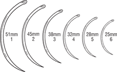 Mayo s for Catgut Curved Taper